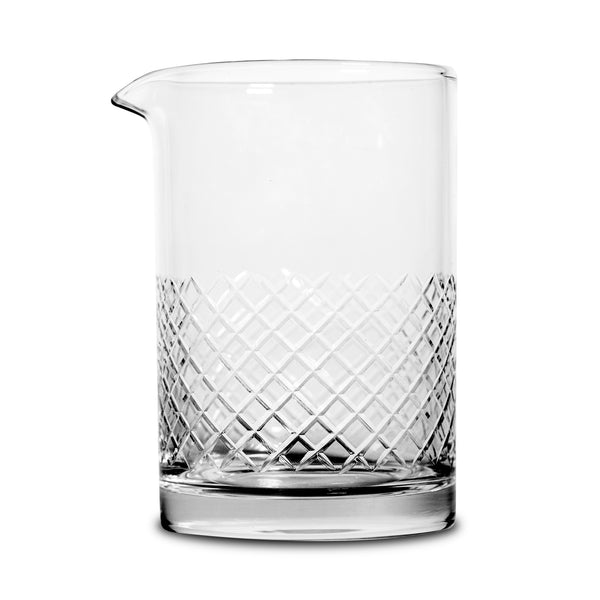 1Pc 700ML Carved Design Mixing Glass Bar Mixing Glass for Stirred